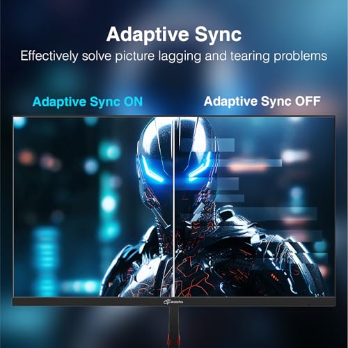 ArcticPro 24inch Computer Monitor, FHD 1080p, 144Hz Office and Gaming Monitor, IPS, Adaptive Sync, 110% sRGB, 1ms, 3-Sided Frameless, Ultra Slim, VESA Mountable, Anti-Blue Light Design, HDMI, DP - Image 4