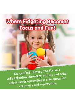 IMPRESA Squishy Stress Balls From The Original Monkey Noodle 3 Pack Sensory Toys For Kids With Unique Needs Fosters Creativity Focus And Fun Great For Classrooms Home And Playtime (3 Colors)  - Image 2