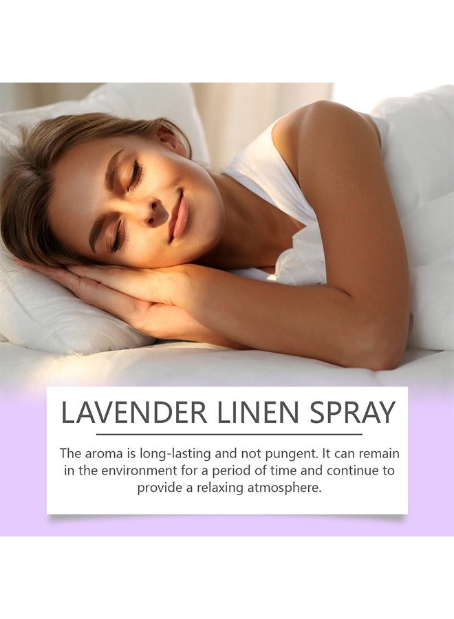 سيمونث رذاذ اللافندر للبياضات، رذاذ عطر اللافندر للنوم، زيت أساسي مهدئ لتحسين النوم، معطر داخلي ورذاذ اللافندر للبياضات للوسائد - Image 4