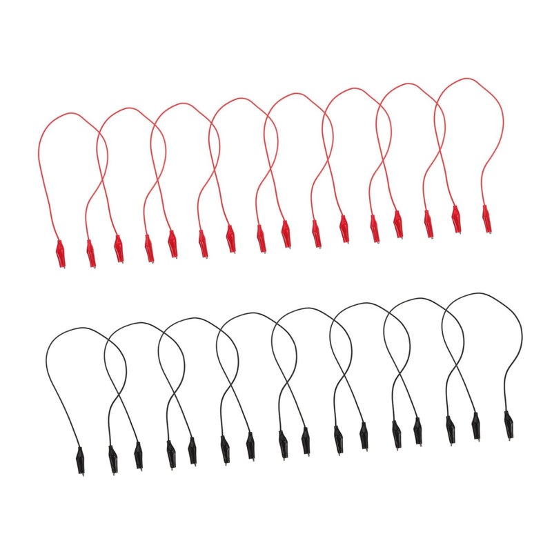 30 قطعة من مشابك التمساح ثنائية الطرف، أسلاك اختبار، ملاقط اختبار الدوائر الكهربائية - Image 2