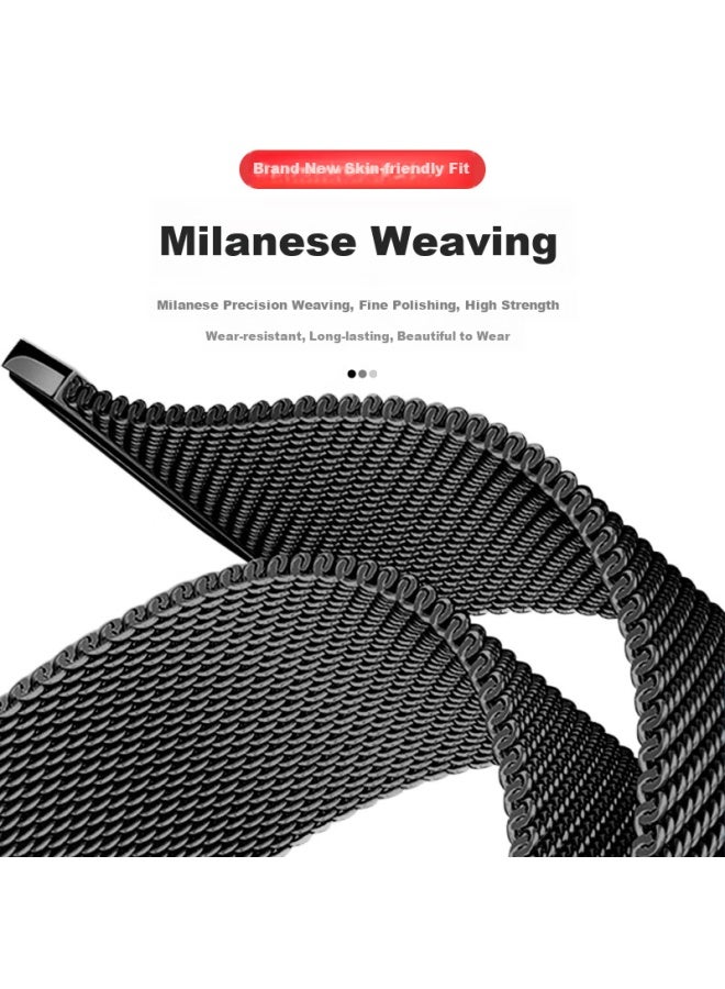 Bho Compatible With Huawei Watch Straps For Gt5pro/gt4/gt3pro/gt2, Milanese Loop Watch Band For Watch4pro/watch3/honor Magic2, Magnetic Metal Watch Strap - Image 3