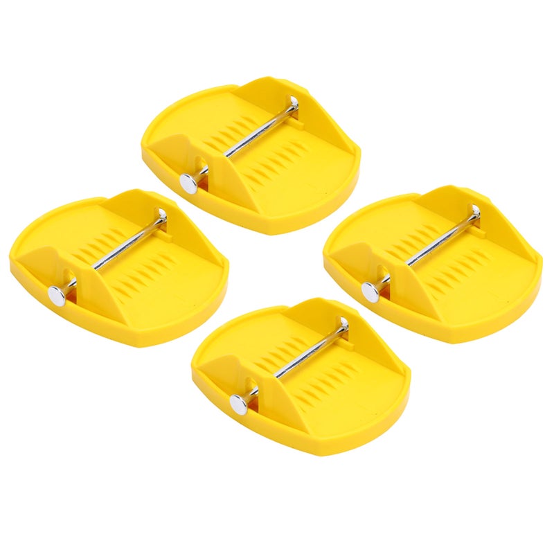 4PCS Heavy Duty RV Leg Pads Stabiliser Jack Pads Prevents Sinking Aids in Stabilizing for Motorhome Camping Vehicle - Image 2