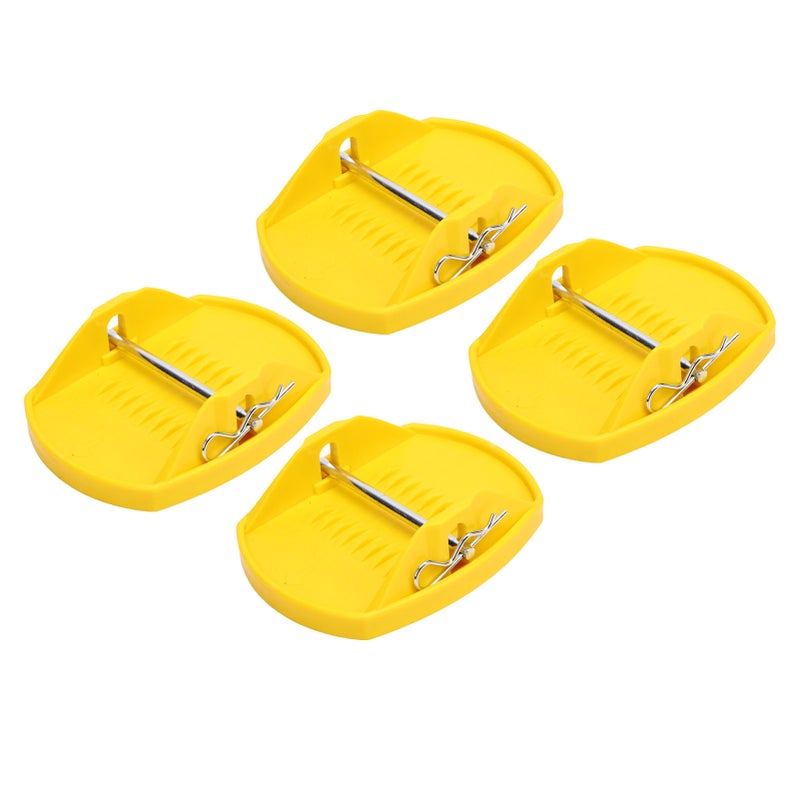 4PCS Heavy Duty RV Leg Pads Stabiliser Jack Pads Prevents Sinking Aids in Stabilizing for Motorhome Camping Vehicle - Image 5