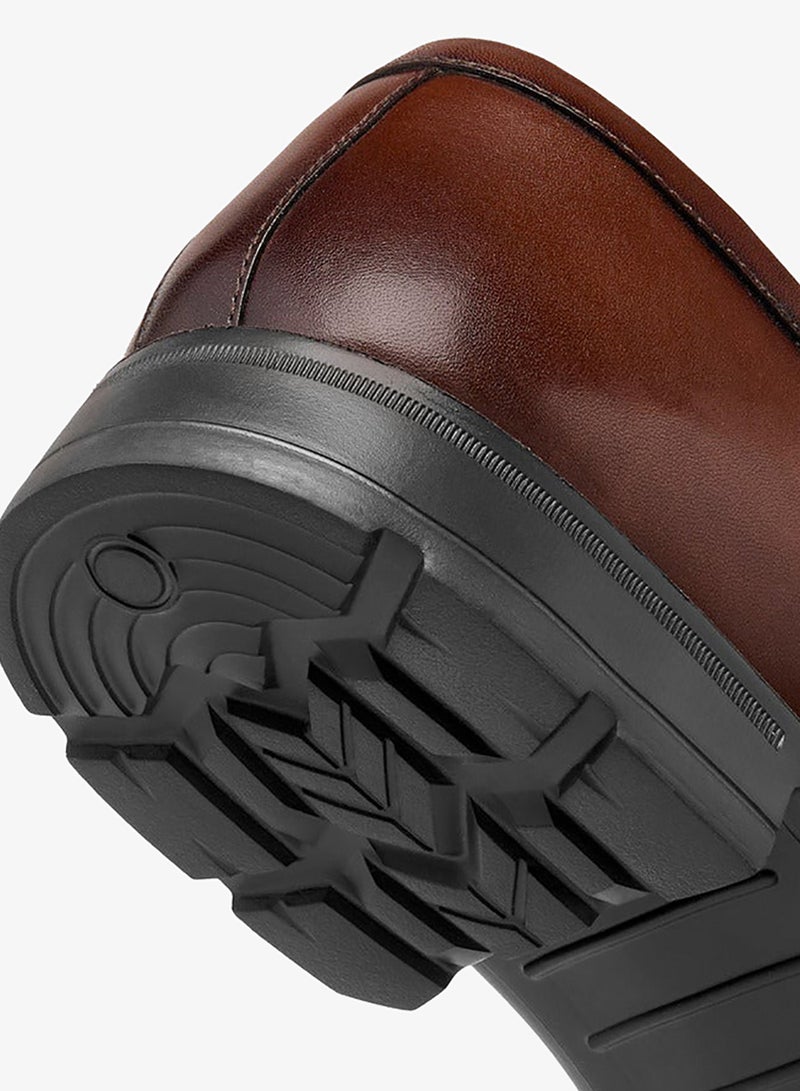 DUCHINI Men's Solid Slip-On Loafers - Image 5