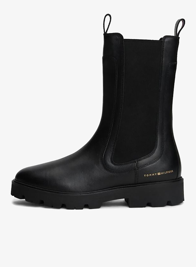 تومي هيلفيغر بوت تشيلسي جلدي متوسط - Image 2