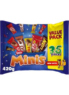Nestle Nestlé Mini Mix Chocolate Bag 420g Value Pack  - Image 1