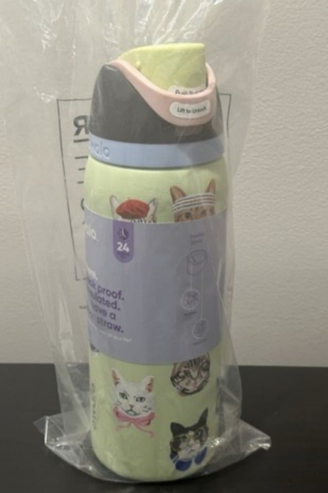 زجاجة مياه معزولة من الفولاذ المقاوم للصدأ مع شفاطة للرياضة والسفر والمدرسة، زجاجة مياه رياضية خالية من مادة BPA - Image 3