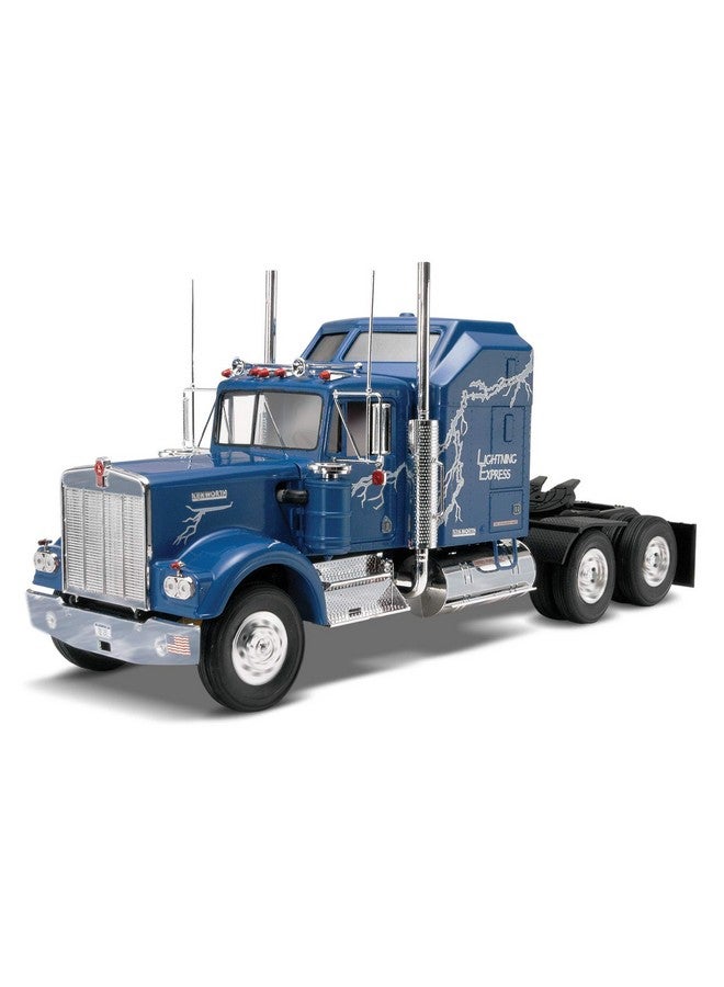 Revell 85-1507 Kenworth 900 Aerodyne Tractor 1:25 Scale 115-Piece Skill Level 4 Model Building Truck Kit, Blue, 12 years old and up - Image 1