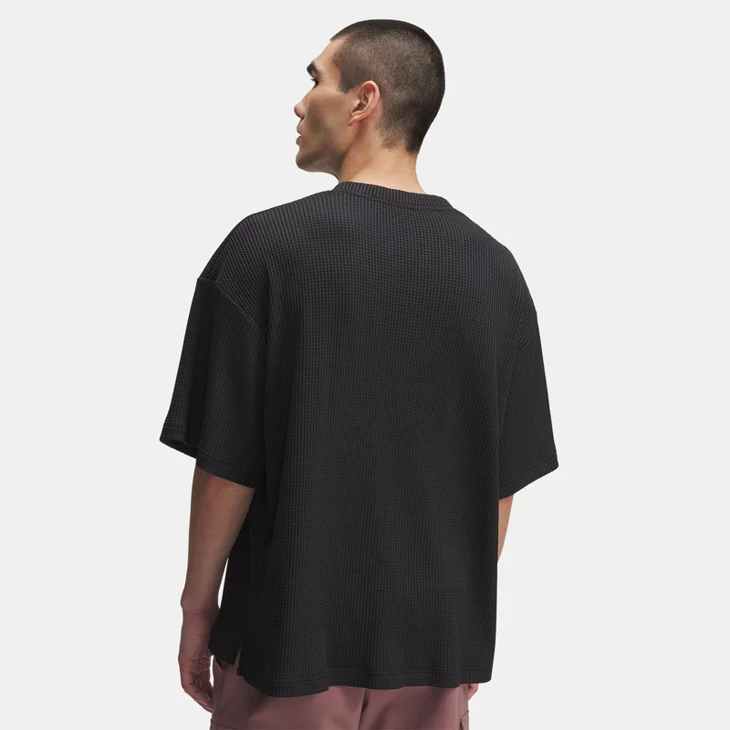 UNDER ARMOUR Black Men's Rival Waffle T-Shirt for Men | Best Price UAE