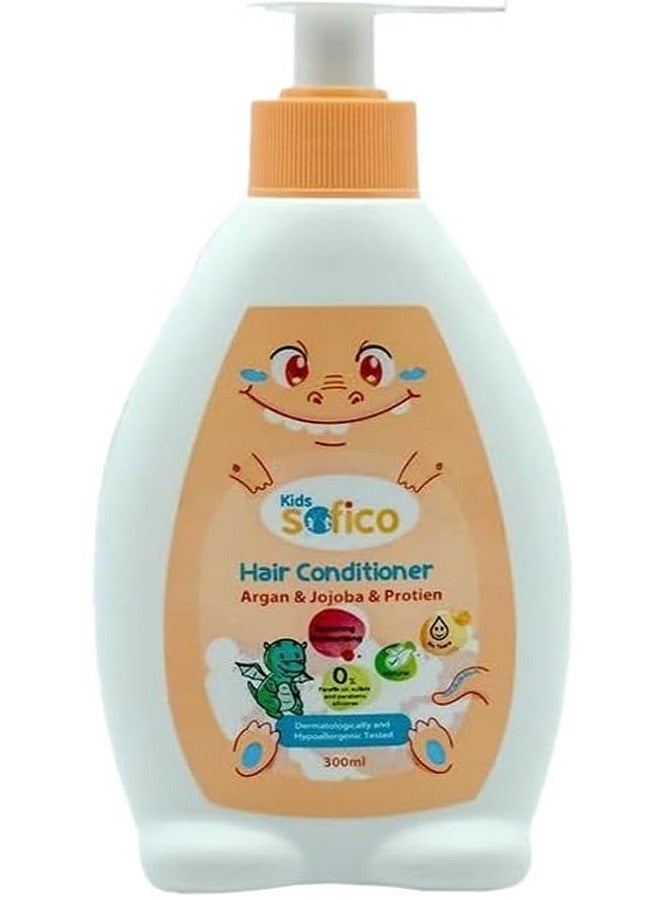 SOFICO Kids Hir Conditioner Argan & Jojoba & Protien 300ml - Image 1