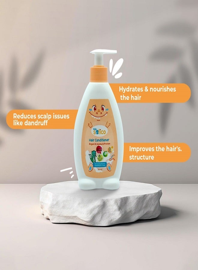 SOFICO Kids Hir Conditioner Argan & Jojoba & Protien 300ml - Image 3