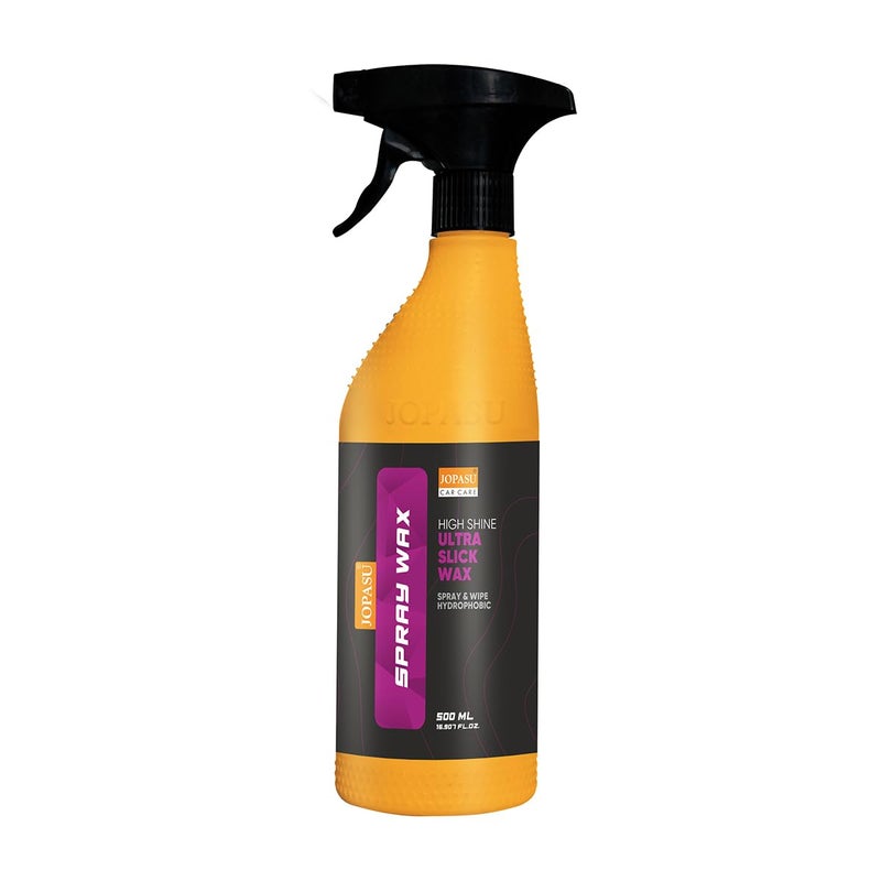 Jopasu Spray Wax | Quick Shine Car Wax Spray | High Gloss Paint Protection | Easy Spray & Wipe Formula | Wet Look Finish for Car Paint (500 ML) - Image 3