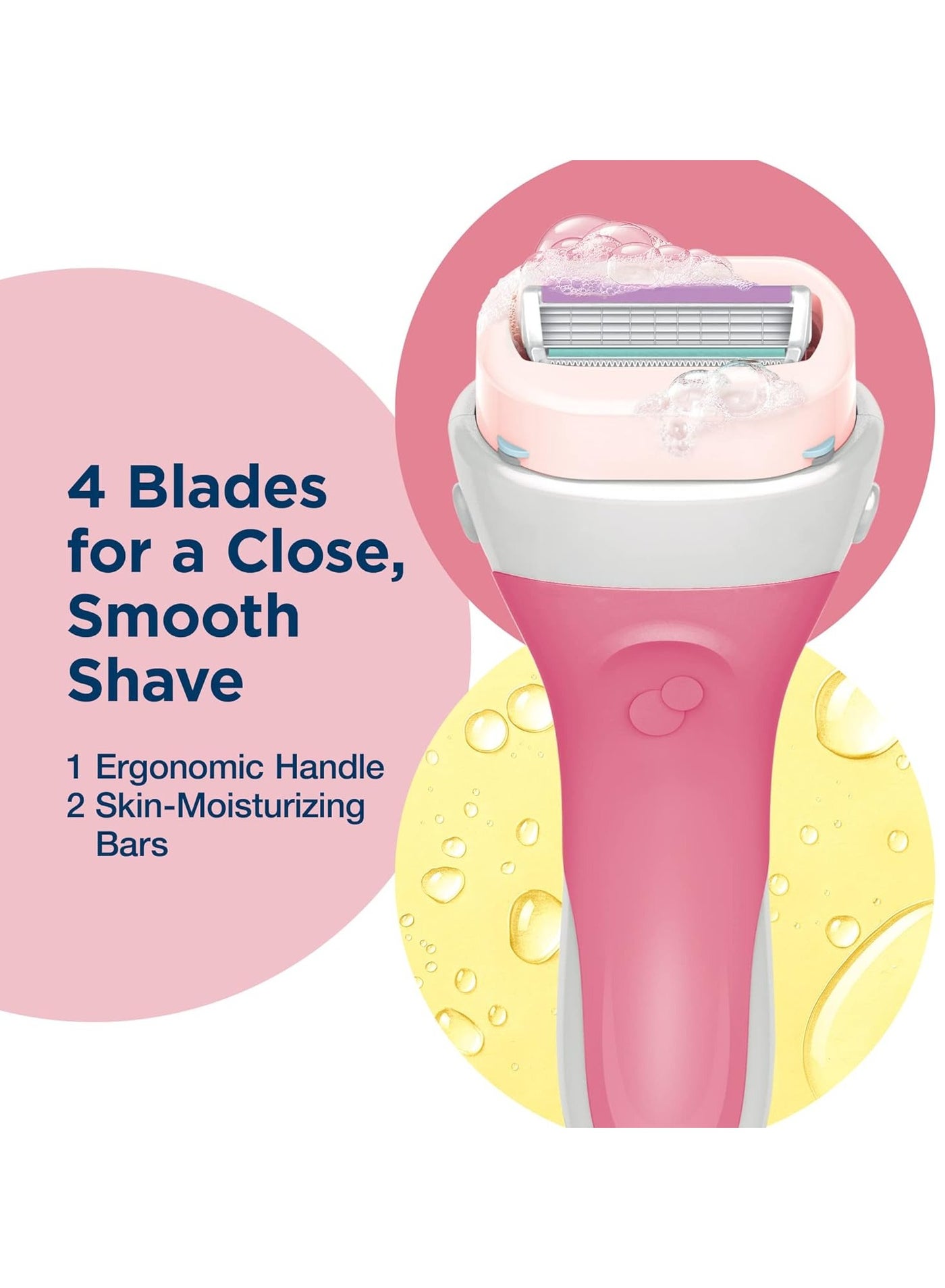 Schick Intuition Lemon Berry Breeze Razors for Women