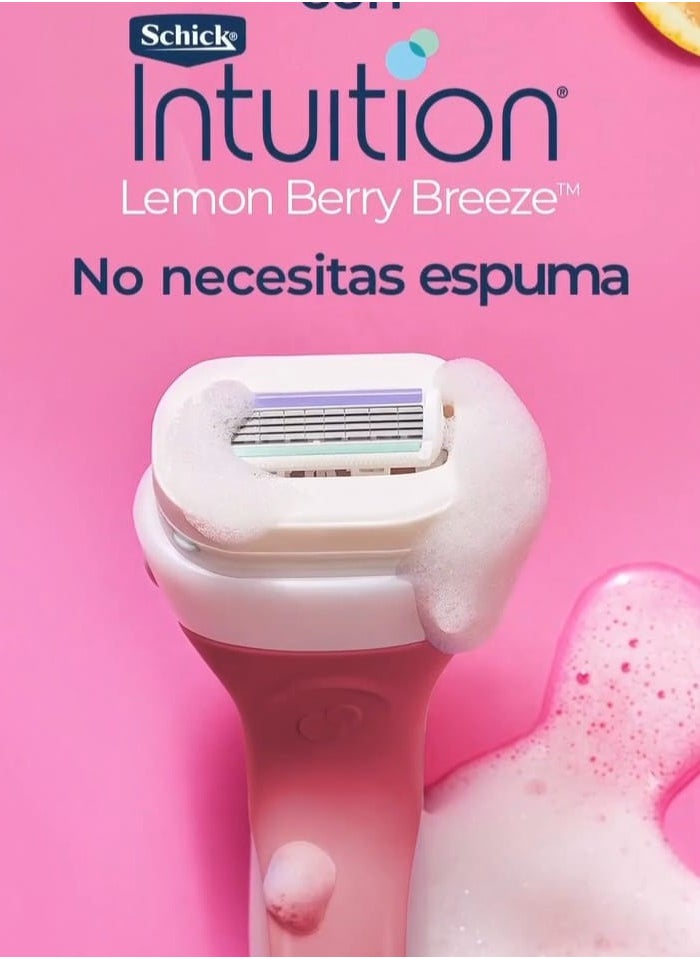 schick - Schick Intuition Lemon Berry Breeze Razors for Women - Image 1
