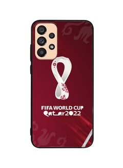 Protective Case Cover For Samsung Galaxy A33 5G Qatar World Cup Design Multicolour