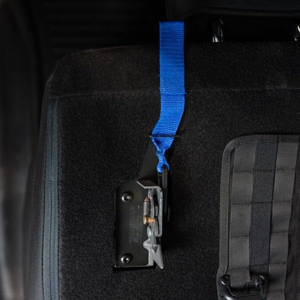 BuiltRight Industries Rear Seat Release with Blue Strap for Ford F-150 (2009+), F-250/350 (2017+) - Image 2