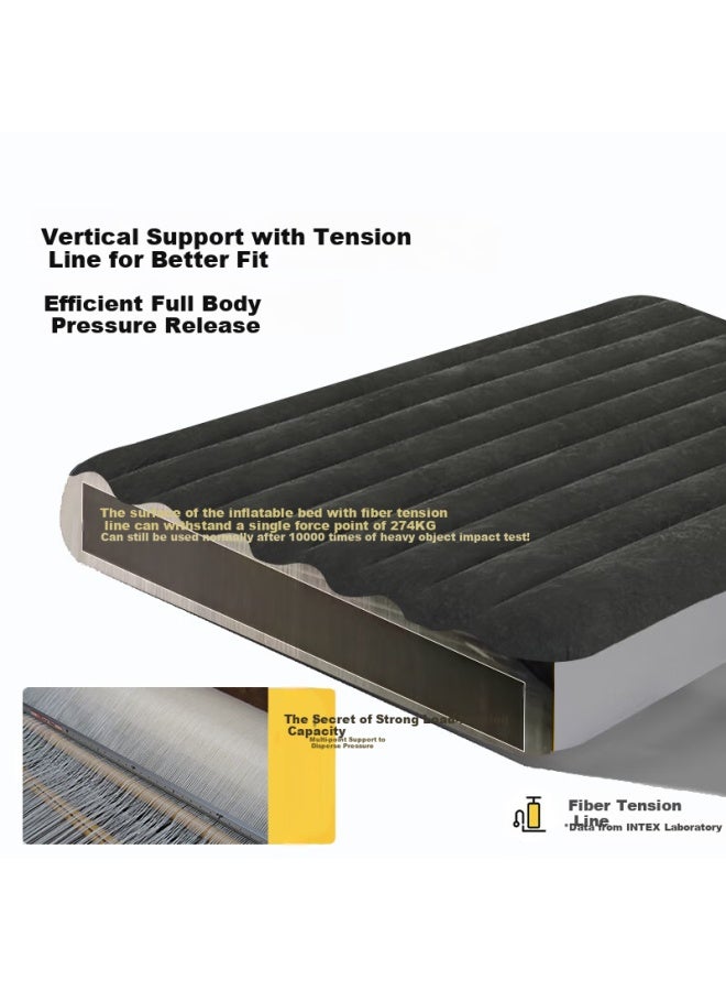 Intex Inflatable Mattress, Camping Air Bed, Outdoor Car-mounted Moisture-proof Mat, Tent Mat, Home Care Bed Mat, 64106 - Image 4