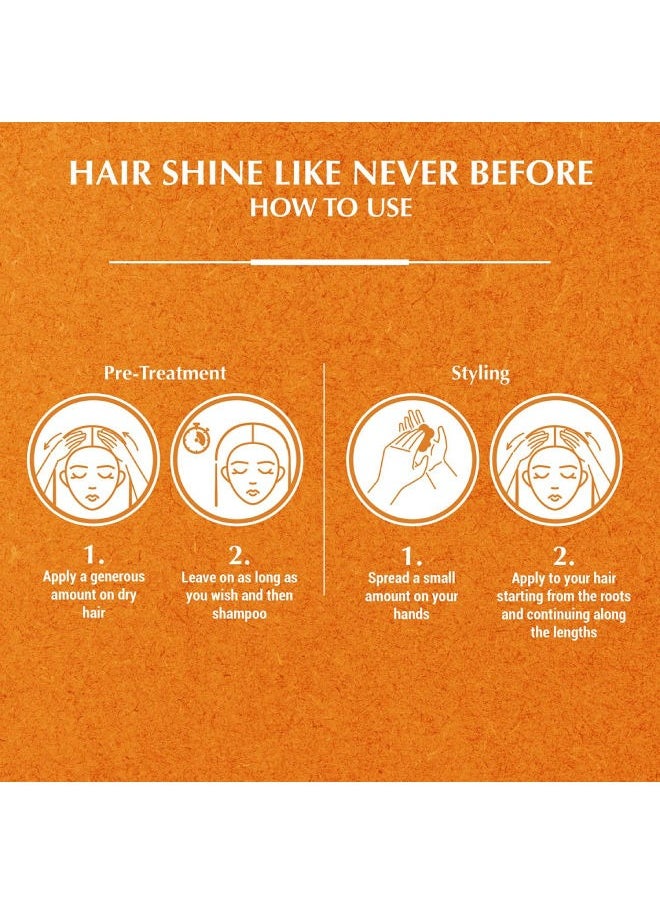Dabur Vatika Extreme Moisturizing Styling Hair Cream | Almond | For Dry, Frizzy & Coarse Hair | Nourishing Vatika Oils Clear 190ml  - Image 3