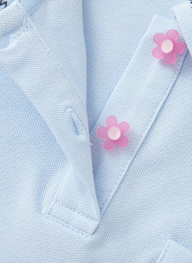 Balabala Kids Girl Knit short sleeve suit  - Image 3