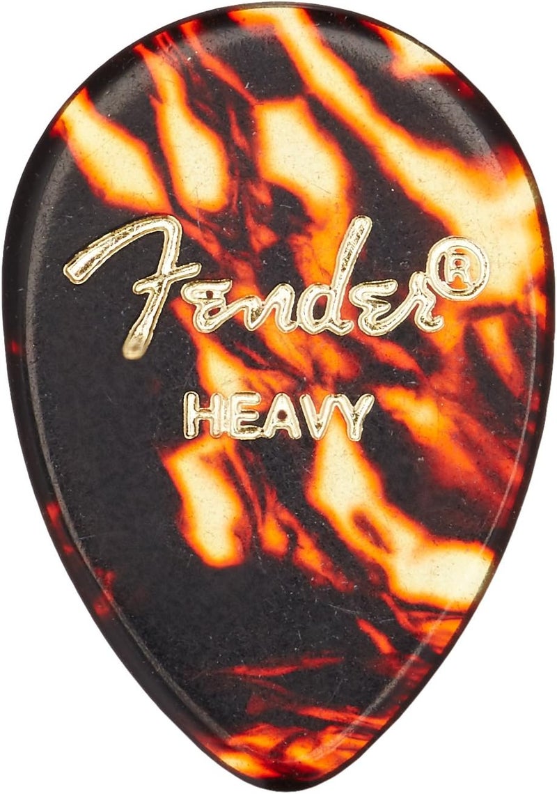 Fender Classic Celluloid Guitar Picks - Heavy 12-Pack - Image 1