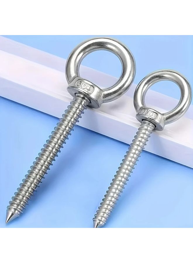 8Pcs M4 304 Stainless Steel Self Tapping Nail Hooks Heavy Duty Multifunctional Hardware - Image 5