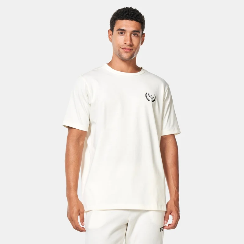 ذا جيفينج موفمنت تيشيرت لوجو برينت للرجال