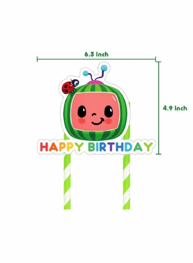 GGEROU Birthday Party Supplies Set, Happy Birthday Banner, Balloons,Cake Topper - Image 4