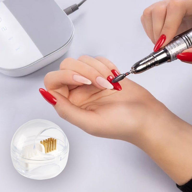 Nail Polish Head Cleaning Brush Removable Polish Head Cleaning Case - Image 3