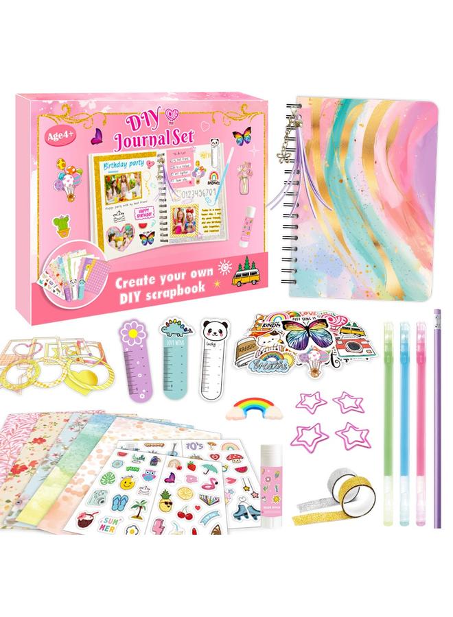 Bluejw New DIY Diary Suit Boys Girls 4 + Year Old Scrapbook Holiday Gifts For Children - Image 1