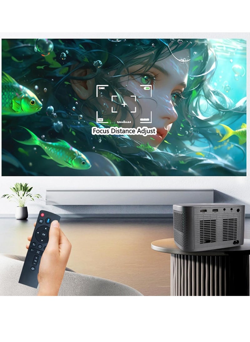 Portable Android Video Projector, 1080P Full HD, 5G WiFi & Bluetooth, Smart Home Theater for PC, TV, HDMI, Smartphone, and Laptop - Image 5