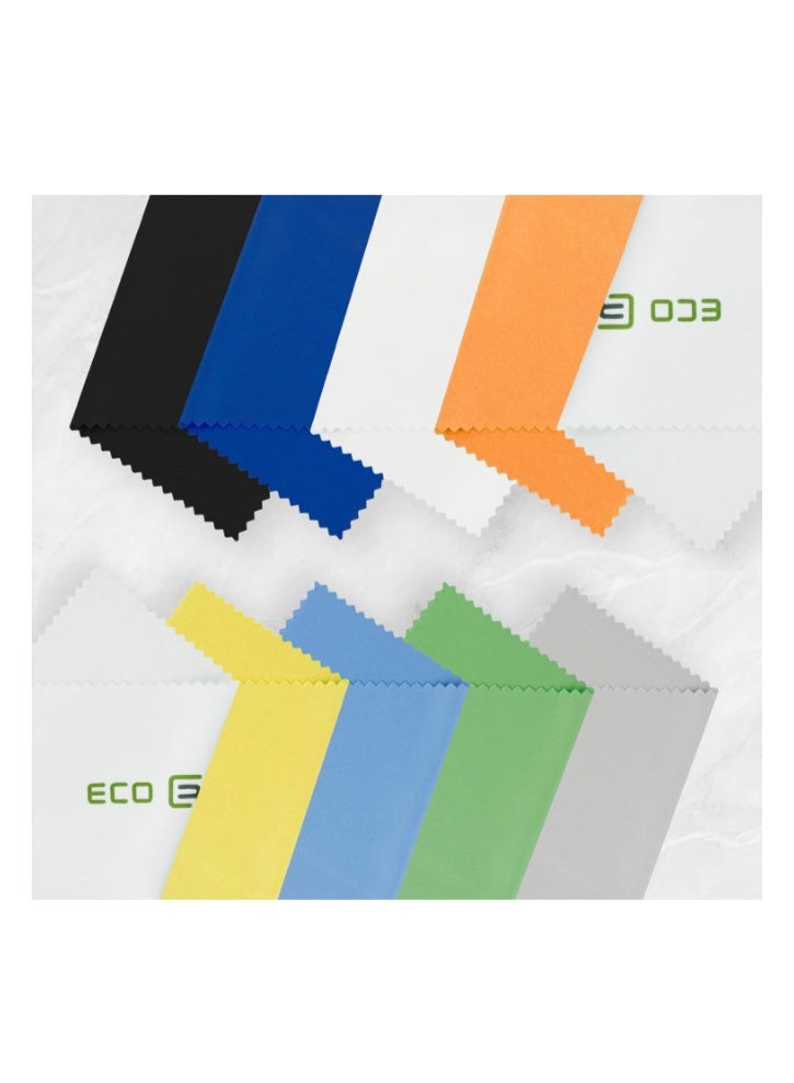 Eco-Fused Microfiber Cleaning Cloths - 18 Pack - for Cleaning Glasses, Eyeglasses, Camera Lens, iPad, Tablets, Phones, iPhone, Android Phones, Laptops, LCD Screens, Silverware and Delicate Surfaces - Image 5