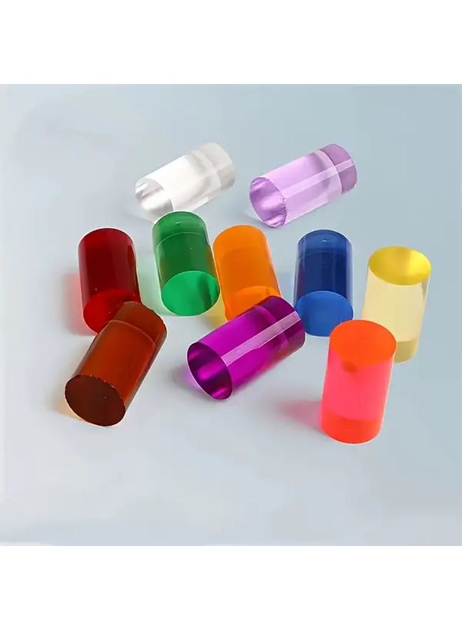 2 Pieces Transparent Acrylic Billiard Cue Tips Durable Lightweight For Accurate Strike Snooker Pool Games Billiards Accessories - Image 2