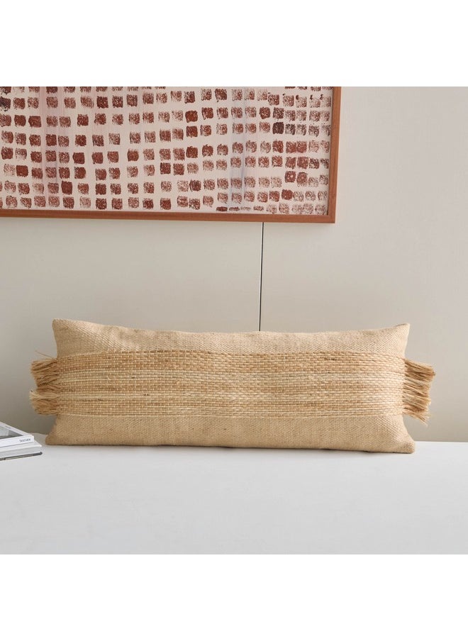 Terran Jute Fringe Filled Cushion 90 x 35 cm - pzsku/Z797F6BB9B9DED7664E4AZ/45/_/1731319444/afe3c142-fe1f-4489-9da6-41654712fdfb