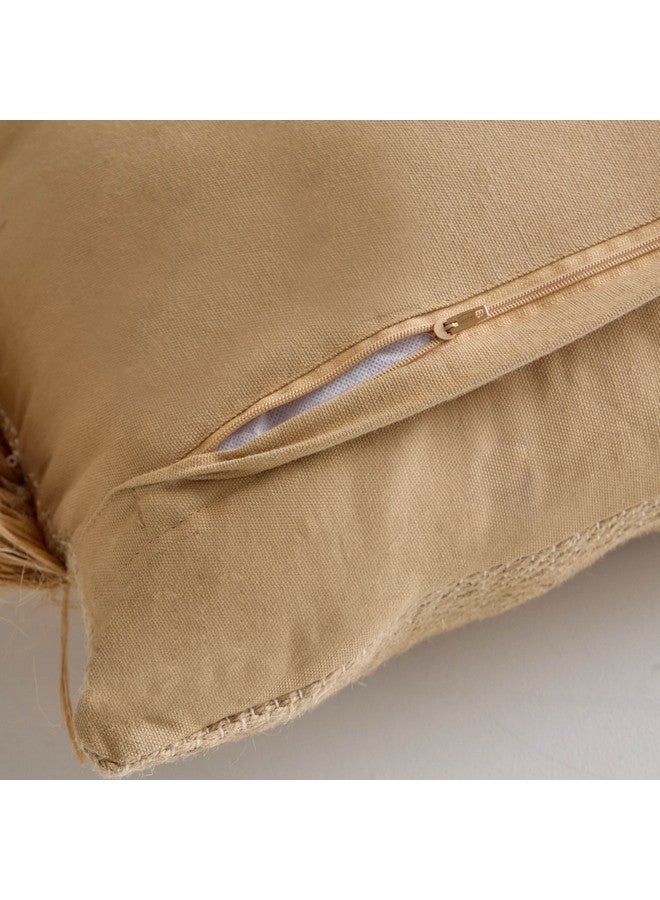 Home Box Terran Jute Fringe Filled Cushion 90 x 35 cm  - Image 3