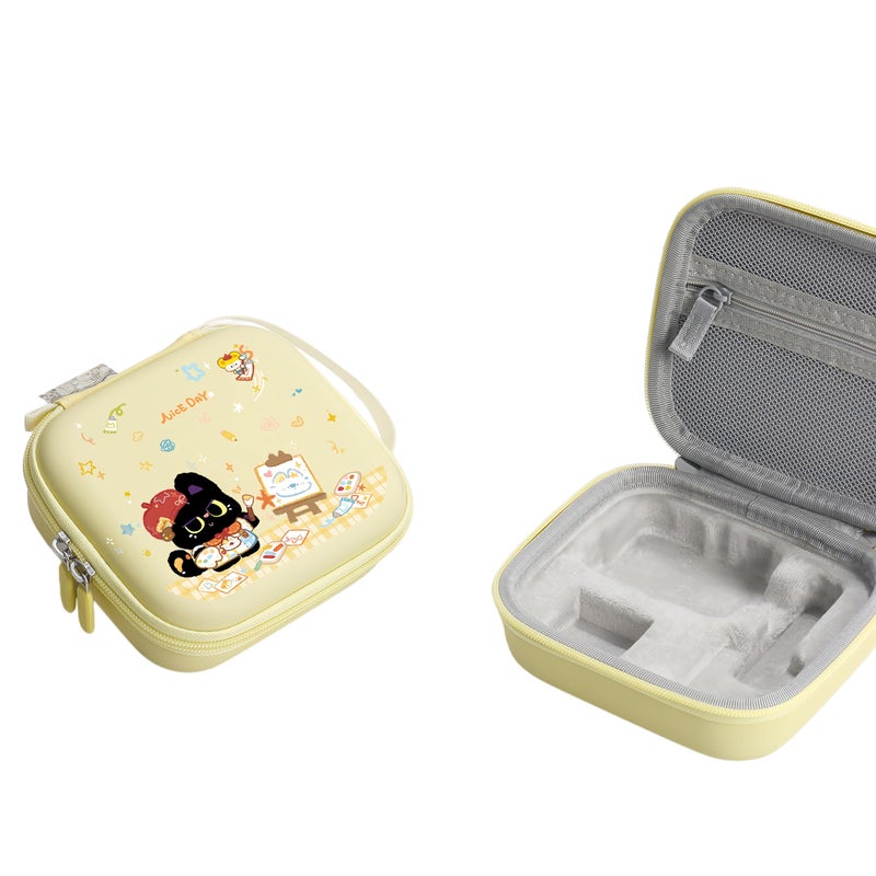 Storage Case Compatible with DJI Osmo Nano, Cute EVA Storage Case, Shockproof, Velvet Lined, Portable Thumb Camera Organizer (Blue) - Image 1