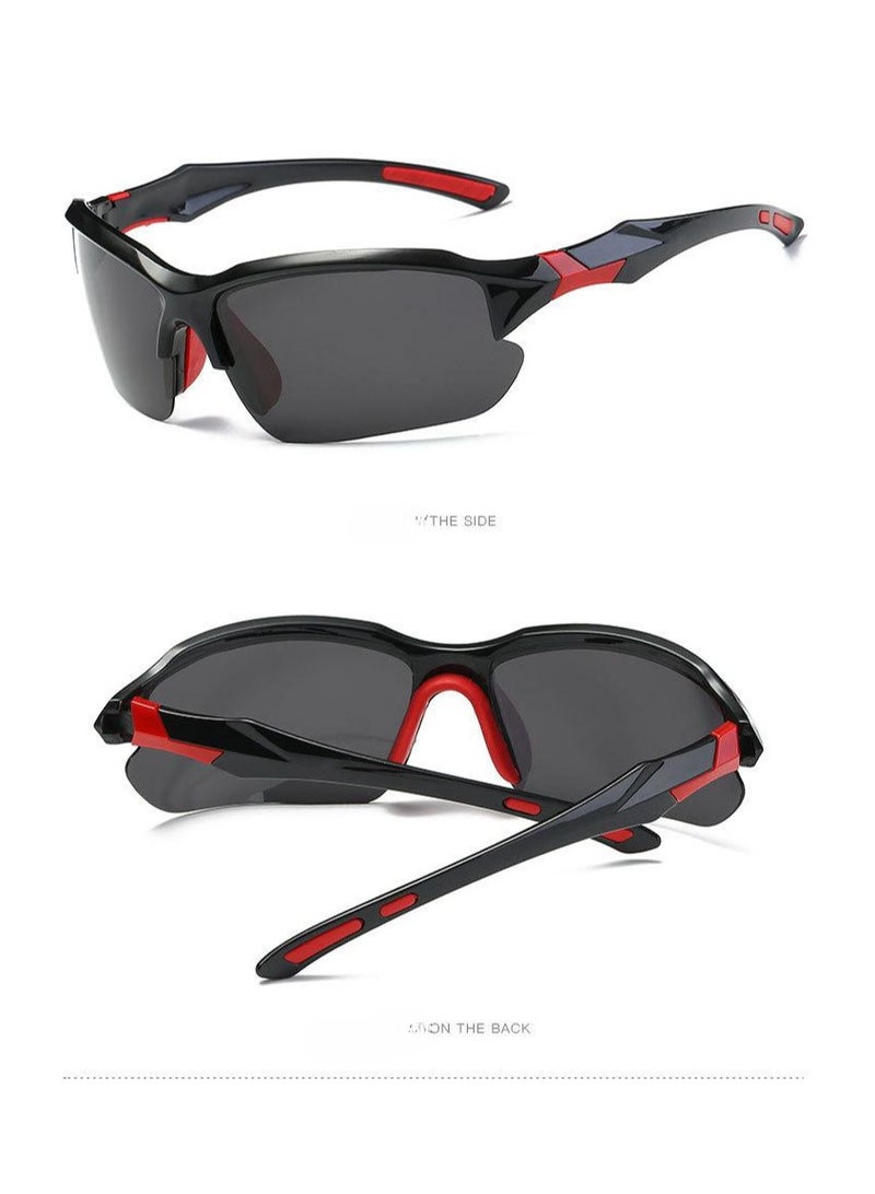 Polarized Sports Sunglasses, UV Protection Sunglasses for Men and Women, Cycling Glasses for Running Driving Golf Fishing Outdoor Activities - Image 3