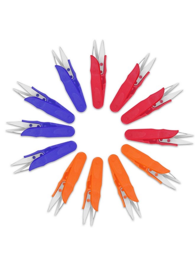 UCEC 12 Pack Thread Snips For Cutting, Thread Cutter Yarn Scissors For Crocheting, Embroidery Scissors Sewing Scissors Small Sewing Snips  - Image 1
