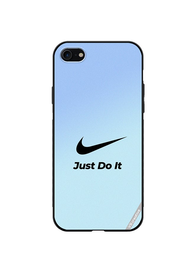 VR CREATIVE Protective Case Cover For Apple iPhone 7/8/SE 2020 Nike Logo Blue Design Multicolour - Image 1
