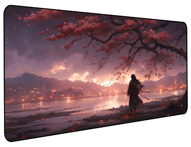 Large professional mouse pad measuring 70 x 30 cm - Stylish and modern design suitable for gaming and office work. High-quality, slip-resistant material provides precise control and smooth mouse movement. Ideal for computers and laptops. Soft surface, stable base, and exceptional long-lasting performance. Suitable for gamers, designers, and programmers. - Image 1