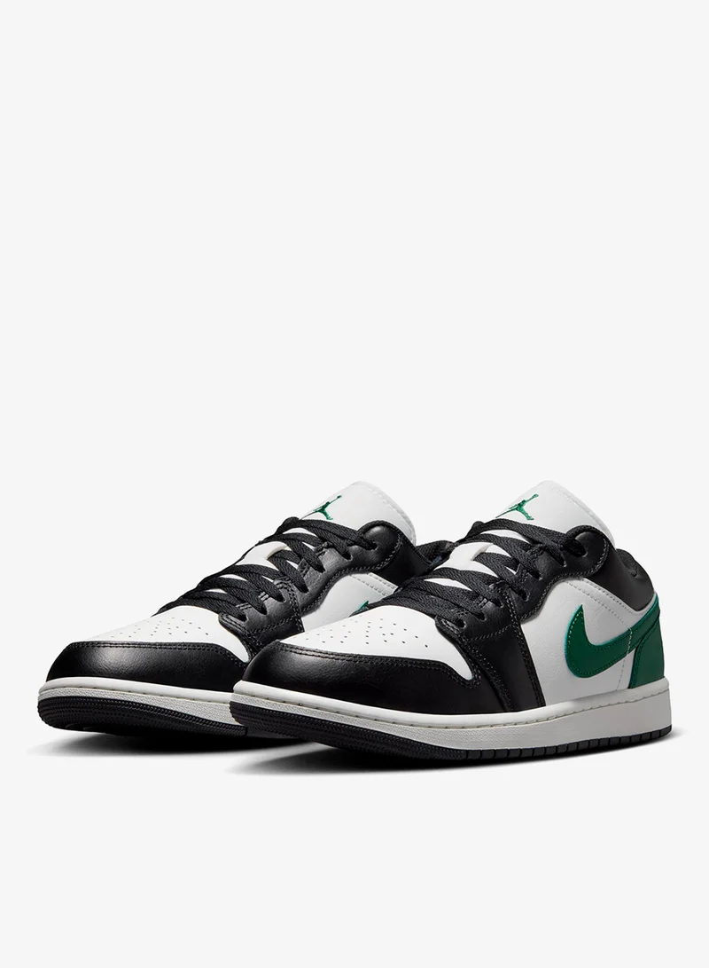 Jordan BLACK/SUMMIT WHITE-GORGE GREEN Air Jordan 1 Low for Men | Best Price UAE