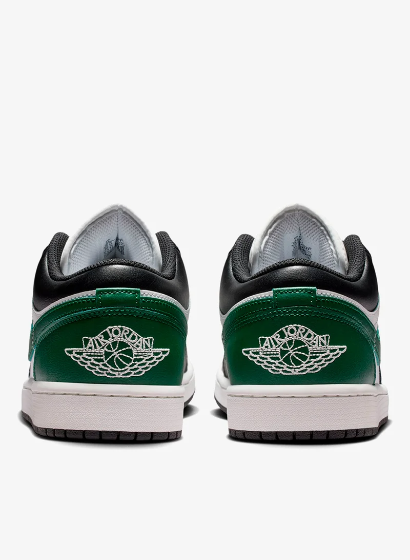 Jordan BLACK/SUMMIT WHITE-GORGE GREEN Air Jordan 1 Low for Men | Best Price UAE
