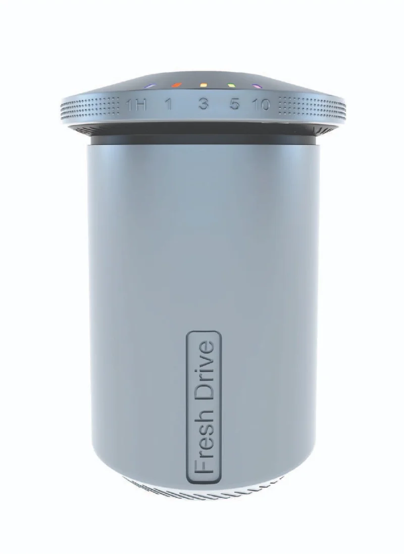 Dr Scent Dr. Scent Fresh Driver Car Diffuser - Breathe New Life into Your Cars & Surroundings | The Perfect Diffuser Companion which Elevate Your Senses & Your Space (Silver)