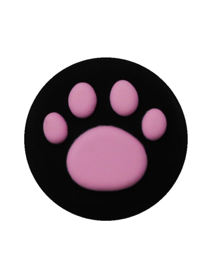 Switch Oled Gamepad Key Cap NS Cat Claw Key Cap Switch Cat Claw Rocker Cap-Product Color:Black Background Powder - Image 1