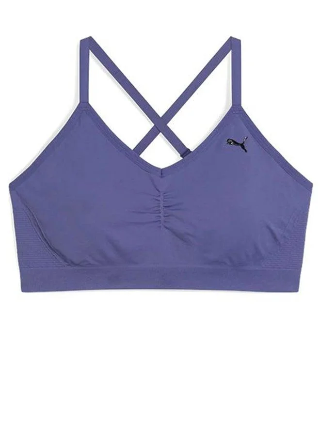 PUMA blue crystal Move Shapeluxe Seamless Bra for Women | Best Price UAE
