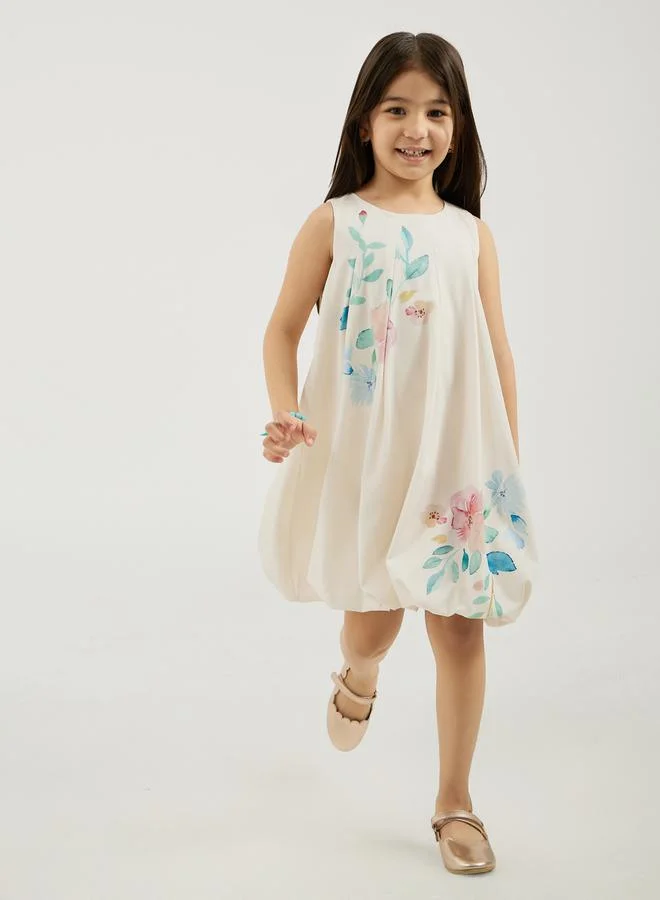 Styli Floral Bubble Dress