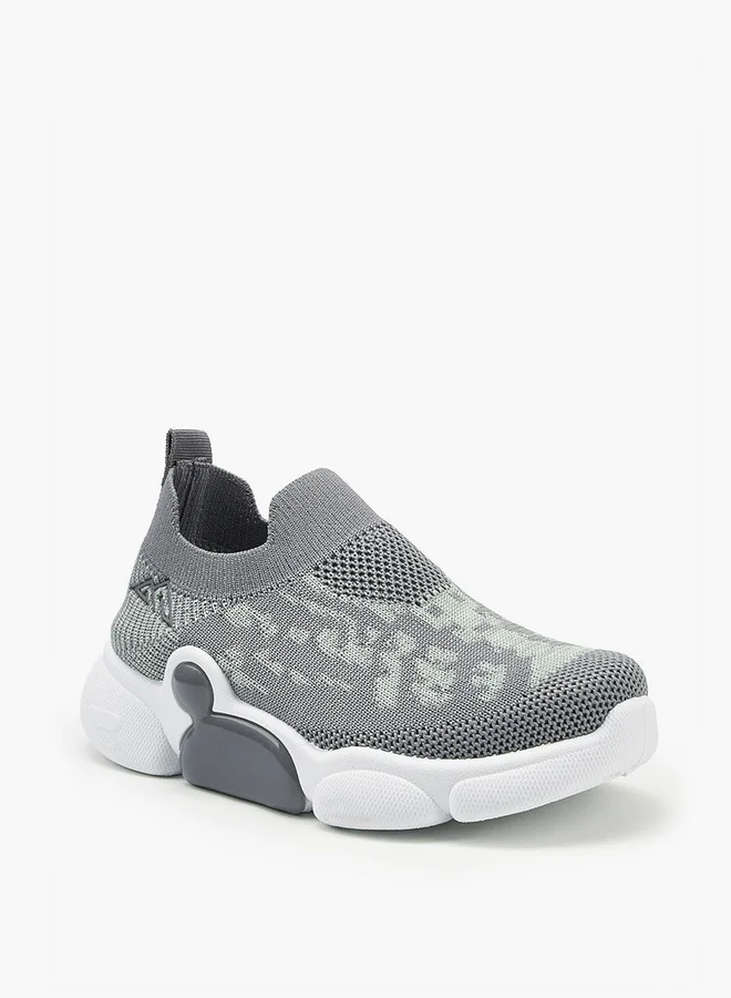 Oaklan by Shoexpress Textured Slip-On Sports Shoes