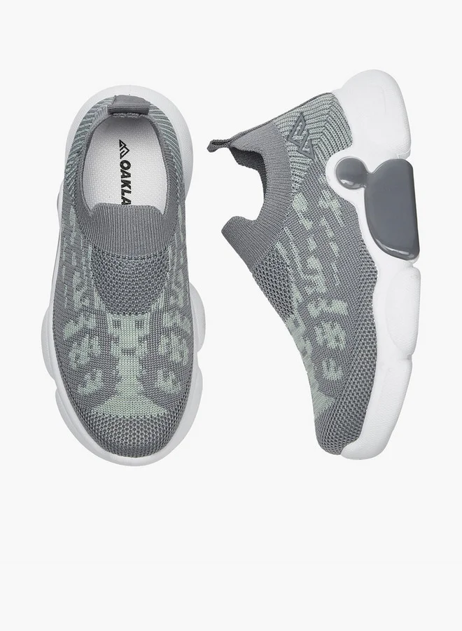 Oaklan by Shoexpress Textured Slip-On Sports Shoes
