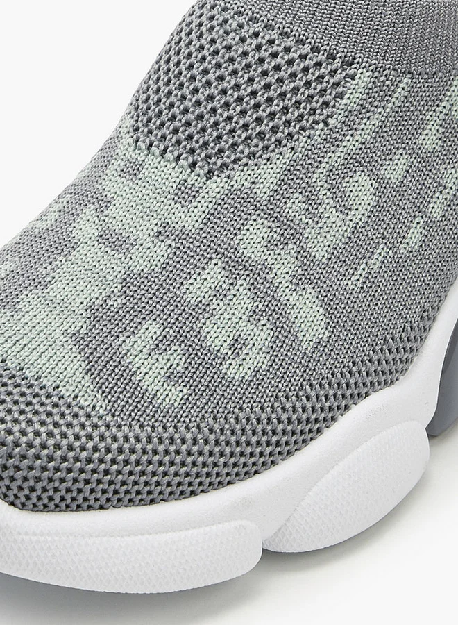 Oaklan by Shoexpress Textured Slip-On Sports Shoes