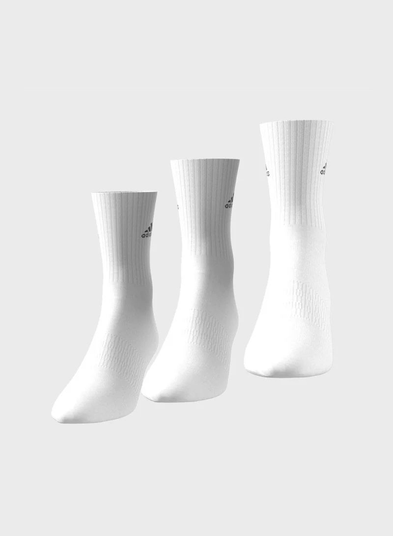 Adidas Cushioned Crew Socks 3 Pairs
