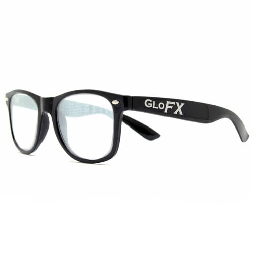 GloFX Black Frame Spiral Diffraction Glasses – Laser Etched for Hypnotic Spiral Light Effects, Flexible & Durable for Raves & Festivals - Image 5